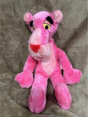 vintage Pink Panther plush 1964 by Mighty Star 15 inches Mirisch-Geoffrey
